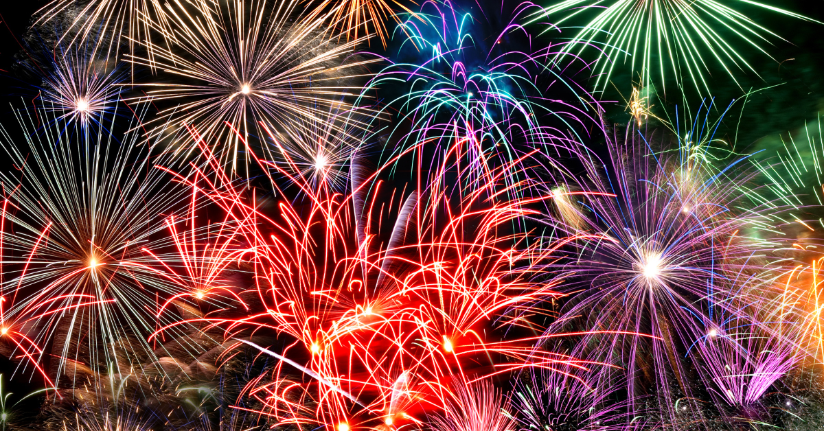 Fireworks at Callendar Park Midland Bluebird